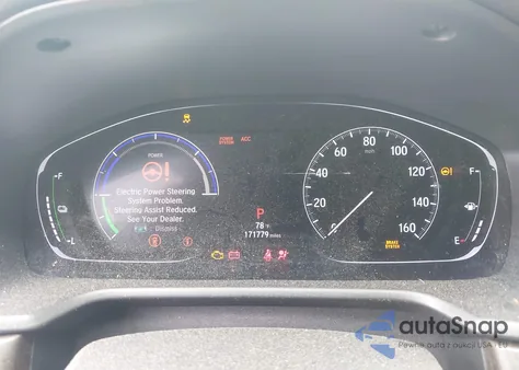 2018 Honda Accord Hybrid Touring из США, поврежденный, VIN 1HGCV3F98JA002436